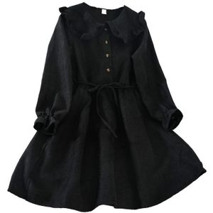 Japanse Meisje Zoete Pop Kraag Band Flare Mouw Hoge Taille Victoriaanse Jurk Kawaii Meisje Gothic Lolita Op Loli Cos Leuke meisje