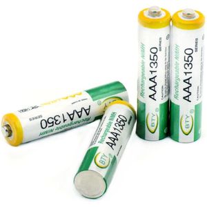 Met Gratis Batterij Box 4 STUKS 1.2V AA AAA 1000 1350 2000 3000mAH Batterijen Ni-Mh Oplaadbare Batterij Voor zaklamp