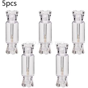 5Pcs Schattige Snoep Vorm Lege Lipgloss Buis Diy Hervulbare Lippenbalsem Container 425B