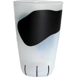 Kat Klauw Cup Ontbijt Melk Cup Scrub Glas Leuke Kat Foot Print Cup Kat Klauw Koffie Kind Melk Cup Begeleidende cup