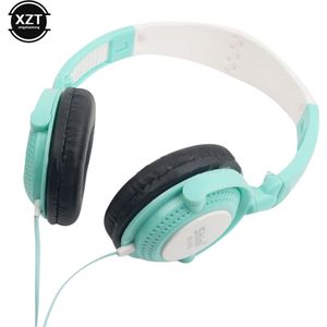 Wired Hoofdtelefoon Met Microfoon Shini 3.5Mm Koptelefoon Opvouwbare Gaming Headset Super Bass Stereo Music Headset Voor Pc Telefoons