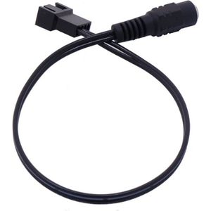 Sluit Dc 5521 4Pin Adapter Kabels 4 Pin Computer Pc Fan Power Cable Connector Adapter 12V 30Cm