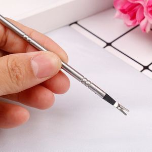 Rvs Cuticle Remover Zilveren Dead Skin Cuticle Pusher Trimmer Pedicure Nail Art Tool 12.8 Cm