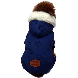 Huisdier Kleding Polyester Hoodied Sweatshirts Hond Kat Kleding Plus Pluche Winter Puppy Outfit Huisdier Kleding Warm Leuke Kleding