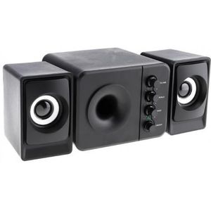 Usb 2.1 Subwoofer Desktop Speaker Met 3.5Mm Audio Plug Voor Pc Laptop Mobiel Usb Voeding Voor Pc Laptop mobiel
