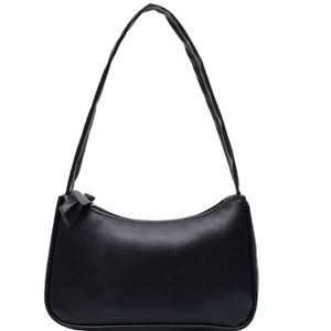 Retro Bolsaszakken Voor Vrouwen Trendy Vintage Handtas Vrouwelijke Kleine Subaxillary Tassen Casual Retro Mini Schoudertas Wit