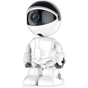 YCC365 Wit Babyfoon Hd 1080P Cloud Home Security Ip Camera Robot Intelligent Auto Tracking Wifi Camera Draadloze Baby telefoon