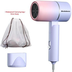 Opvouwbare Föhn 220V-240V 750W Met Draagtas Air Anion Haarverzorging Voor Thuis mini Reizen Föhn Draagbare Föhn