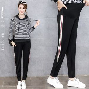 Winter Mode Zwangere Vrouwen Leggings Goud Fluwelen Straight Leg Moederschap Buik Broek Toevallige Losse Zwangerschap Broek