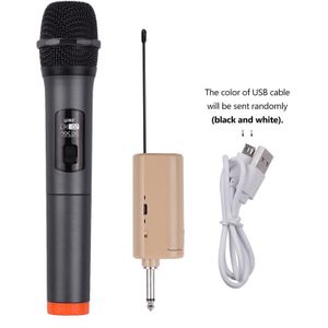 Handheld Draadloze Microfoon Uhf Dynamic Mic Draagbare Mini Ontvanger 6.35Mm Plug Voor Karaoke Toespraak Vergadering Stage Performance