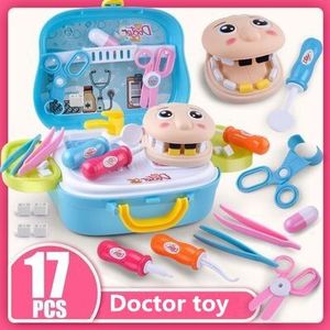 Tandarts Verpleegkundige Games Voor Meisjes Pretend Play Speelgoed Arts Kit Set Tas Voor Kids Brinquedos Infantil Menina Koffer Voor kinderen