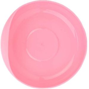Ronde Scoop Schotel Spill‑proof Plaat Roze Voor Eten Voor Ouderen