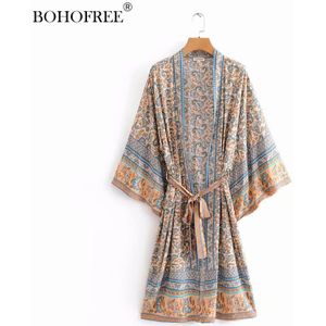 Rayon Katoen Losse Fit Boho Inspiratie Bohemian Kimono Casual Vest Bolero Vrouwen