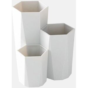 3 Roosters Make-Up Borstel Cosmetische Home Storage Organisatie Doos Tafel Organizer Make Polish Make Up Gereedschap Pen Houder rack