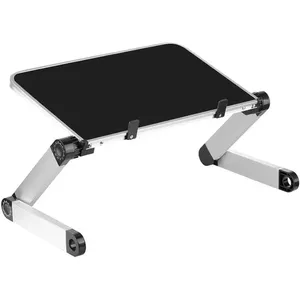 LEEMASING Draagbare Laptopstandaard – Verstelbare Hoogte (7 Niveaus) – Opvouwbaar – Voor Laptop, Tablet En Telefoon – Antislip – Ergonomisch – Voor Thuis, Kantoor En Onderweg