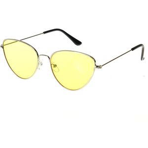 1 x Zonnebril Trend cat eye metal zonnebril retro bril voor mannen en vrouwen Mode Brillen & Accessoires Party levert