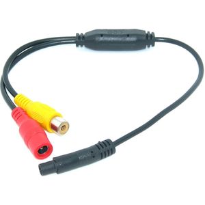 Auto Video Kabel RCA-4PIN Voor Parkeerplaats Achteruitkijk Achteruitrijcamera Connect Car Monitor DVD Trigger Kabel
