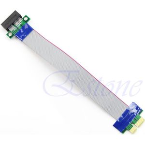 1Pc Flex Lint Pci Express Pci-E Pcie Riser Card Extender Uitbreiding Ribbon Kabel