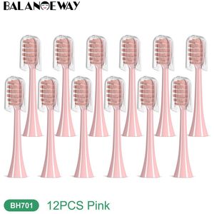 BH701 12-20st Zachte Borstelharen Vervanging Elektrische Sonische Opzetborstels Gezondheid Volwassen Kinderen Gevoelige Tandvleesverzorging Ultrasone Reiniging Tanden Opzetborstels Tandenborstelmondstuk