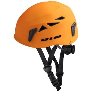 Gub D6 Abs Outdoor Uitbreiding Speleologie Redding Mountainbike Helm Afdaling Helm Veiligheid Apparatuur Klimmen Apparatuur (Oranje