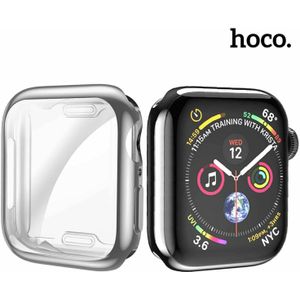 HOCO Plating TPU Horloge Cover Voor Apple Horloge 5/4 44mm 40mm Volledige Bescherming Siliconen Case Screen Protector voor iWatch Serie 4 5