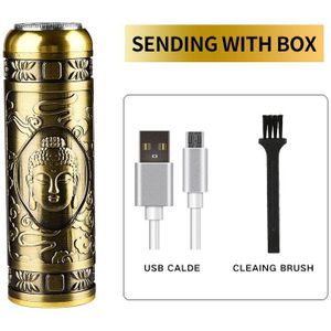 Unieke Scheerapparaat Elektrische Mannen Wasbaar Oplaadbare Razor Draagbare Mini Baard Mes