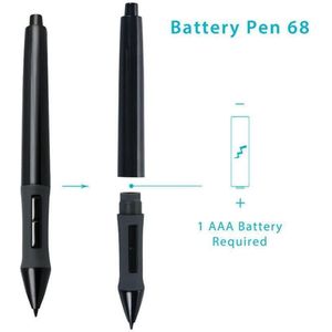 Beroep Voor Huion Digitale Pen P68 For A Forhuion 420/H420/Nieuwe1060 Plus Tekening Tablet 2048 Niveaus Draadloze Screen stylus