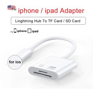 Otg Usb Camera Multimemory Adapter Voor Lightning Naar Micro Sd Tf Kaartlezer Kit Voor Iphone Ipad Voor Apple Ios 13 Converter