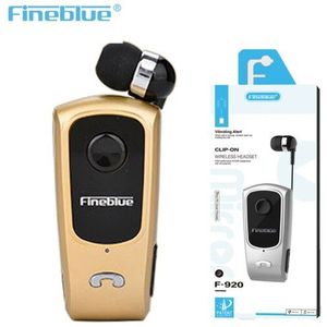 Fineblue F920 Pro Mini Draadloze Oortelefoon Intrekbare Draagbare Bluetooth Headset Gesprekken Herinneren Trillingen Sport Run Gamer Hoofdtelefoon