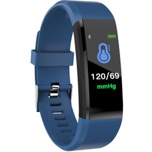 ID115plus Intelligente Waterdichte Bloeddruk Hartslag Monitoring Stappenteller Fitness Apparatuur Draadloze Sport Horloge
