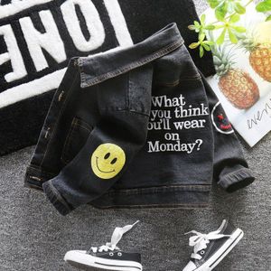 Denim Jassen Peuter Jongens Meisjes Jean Jacket Patch Cartoon Bovenkleding Mode Baby Kids Kinderen Kleding