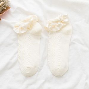 Leuke Ruffle Lolita Sokken Voor Vrouwen Harajuku Lace Stroken Katoenen Sokken Zoete Cosplay Kostuums Prinses Sokken Vrouwelijke Enkel Sox