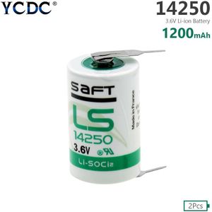 TL-5902 1 / 2AA ER14250 SL350 3.6V 1/2 Aa Plc Lithium Batterij SL350 R6 1200Mah Voor mac Computer Met Pins