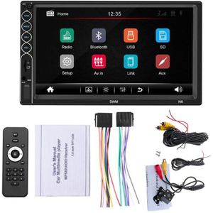 2 Din Auto Radio 7 &quot;Hd Touch Screen Auto Radio Multimedia MP5 Speler Kleurrijke Verlichting Auto Stereo Met Bluetooth usb Tf Fm Camera