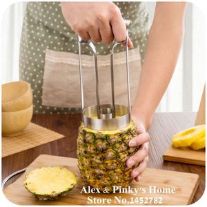 Stijl Rvs Fruit Ananas Slicer Peeler Cutter Keuken Tool Ananas Dunschiller