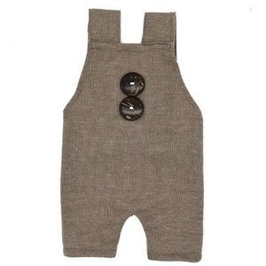 Pasgeboren Props Jongens Meisjes Kostuum Baby Knoppen Romper Baby Fotografie Outfit