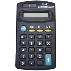 1Pc Desktop Algemene Purpose Zwart 8 Digit Calculator Voor Kantoor Werken Geen Batterij