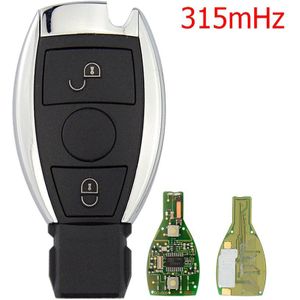 Okeytech 2 3 Knoppen Smart Remote Vouwwagen Sleutel Voor Mercedes Benz 2000 + Nec Bga 315 433 Mhz Ongesneden blade Afstandsbediening Sleutelhanger Voor Mb
