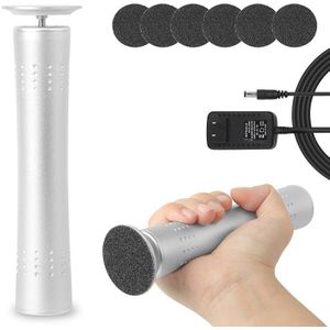 Draagbare Elektrische Voet Grinder Elektronische Voet Bestand Pedicure Gereedschap Eelt Remover Voetverzorging Sander Met 60 Pcs