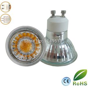 2 stuks dimbare GU10 MR16 LED Spotlight 3W 5W Glas body 230v dimbare COB GU10 LED Spotlight lamp warm wit koud wit