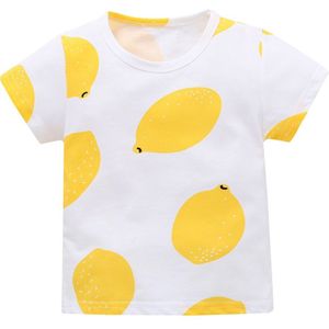 Zomer 0-18M Pasgeboren Peuter Baby Meisjes Jongens T Shirts Tops Print Korte Mouw Trui Mooie T shirts Tops
