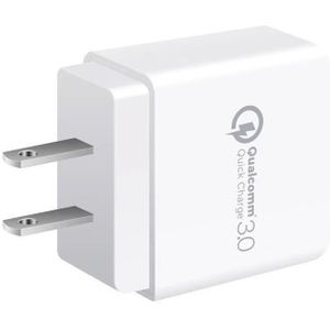 Unidopro Quick Lading Qc 3.0 18W Us Eu Plug Ac Oplader Voor Huawei Mediapad T3 10 (AGS-L03, AGS-L09, AGS-W09) 9.6, Mediapad T1 10