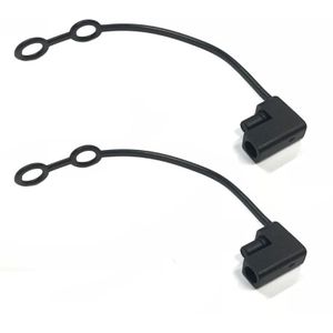 1 Pc Sae Harnas Verlengkabel Sae Waterdicht Cover Cap Voor Sae Dc Power Solar Automotive Connector Zwarte Kleur
