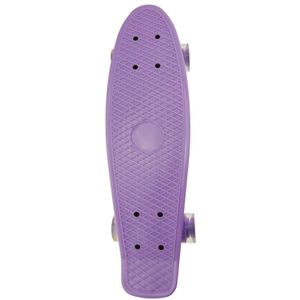 22Inch Skate Board Knipperlicht Mini Cruiser Skateboard Plastic Longboard Banana Fishboard Straat Outdoor Sport Voor Meisje Jongen