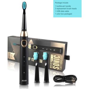 Seago Sonic Elektrische Tandenborstel Usb Oplaadbare Tanden Tandvlees Massage Dental Clean Ultra Sonic Tandenborstel Smart Gum Brush E4