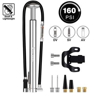 160PSI Hoge Druk Fietspomp Fietsen Air Inflator Mtb Fietsband Pomp Bomba De Bicicleta Av/Fv Bike Tire pomp Aluminiumlegering