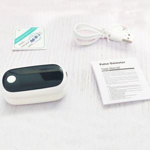 Usb Charge Oximeter Finger Pulse Saturatiemeter De Dedo SpO2 Pr Pi Bloedzuurstofverzadiging Hartslag Meter Oplaadbare