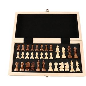 Internationale Schaakspel Onderwijs Concurrentie Oversized Schaakstuk Luxe Premium Box Massief Hout Schaken Board