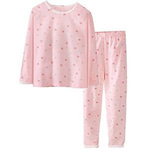 Kinderen Casual Pyjama Kleding Set Meisjes Leuke Nachtkleding Pak Sets Kinderen Lange Mouwen + Broek 2 Stuk Katoen pyjama Sets