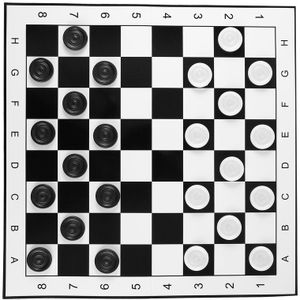 Grote Maat Plastic Checkers/Tocht Vouwen Schaakbord Internationale Schaakspel Reizen Bordspel Concurrentie Speelgoed
